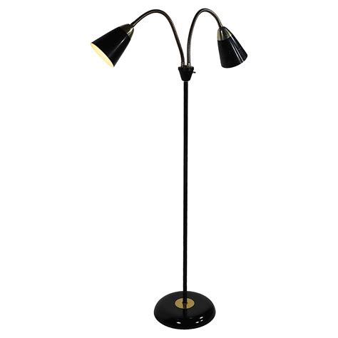 Gooseneck Floor Lamp Gerald Thurston For Sale at 1stDibs | double ...
