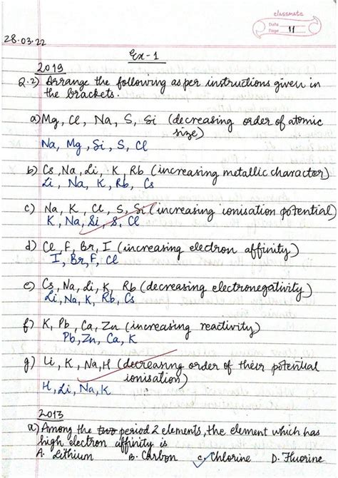 Image result for Class X Chemistry Notes PDF
