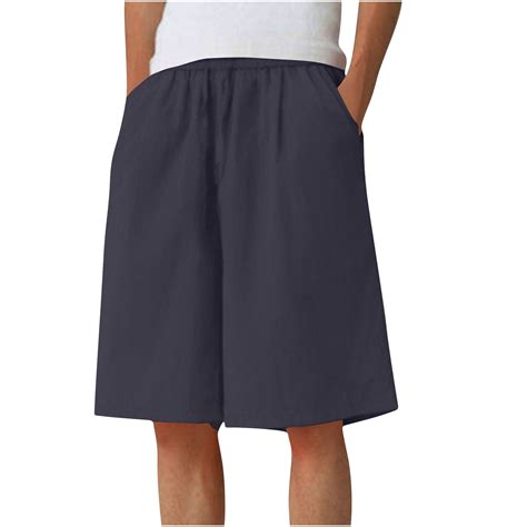 Cargo Shorts Men Pantalones De Hombre Cortos Elastic Waist Shorts Men's ...