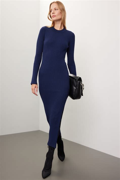 Midi Crew Neck Sheath Dress by Marina Moscone x RTR | Rent the Runway