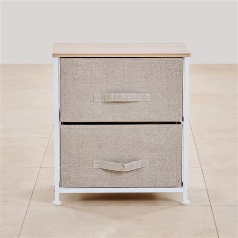 Buy Helios Ethan Metal 2-Tier Multipurpose Cabinet - Beige from Helios ...