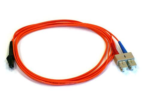Fiber Optic Cable_ MTRJ (Male)/SC_ OM1_ Multi Mode_ Duplex - 2 meter ...