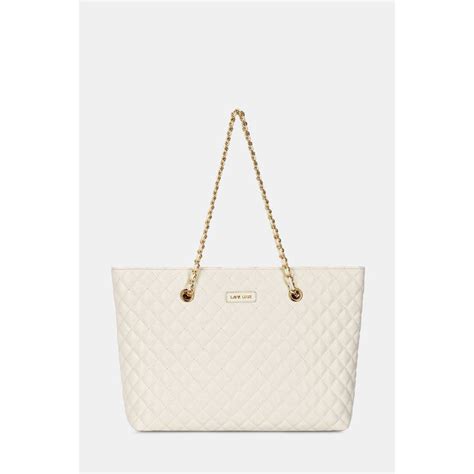 Buy Lavie Luxe Women's Query Large Tote (Offwhite) (L) Online