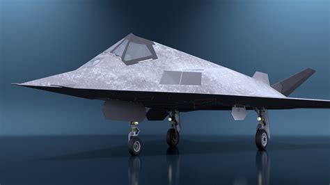 Combat Stealth Fighter Jet Simplified 3D | 3D Molier International