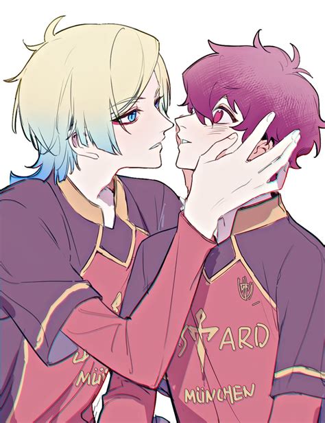 michael kaiser and alexis ness (blue lock) drawn by shizuka000217 ...