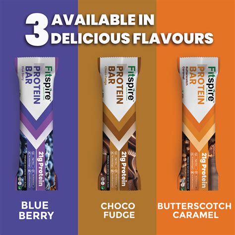 Protein Bars (Pack Of 3) Assorted Flavour – Fitspire