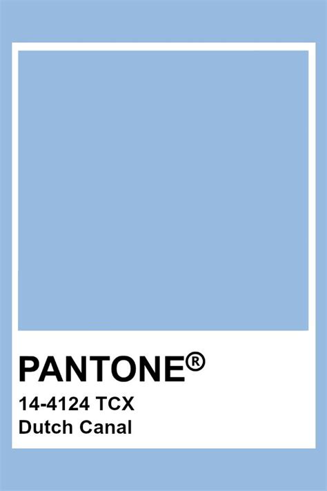 PANTONE 14-4124 TCX Dutch Canal #pantone #color #lightblue | Pantone ...