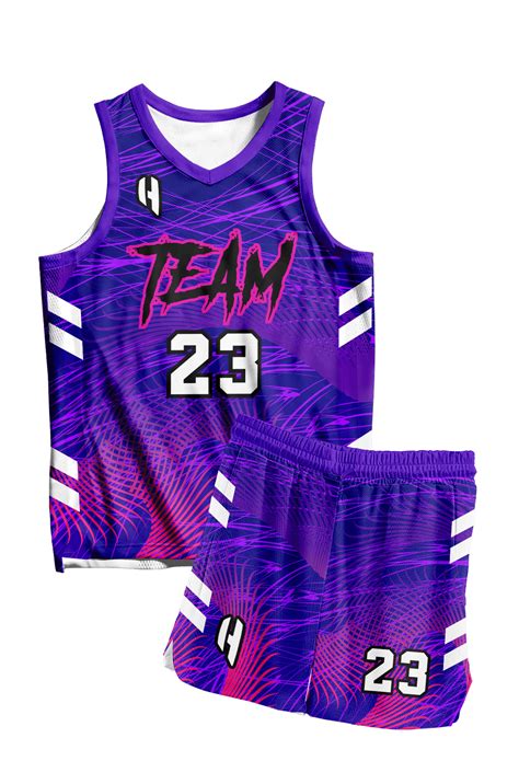 Custom Basketball Jersey and Shorts Set with Personalized Player Name ...