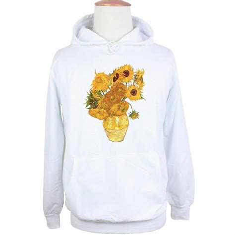 Art Paintings Of Van Gogh's Sunflowers Print Sweatshirt Unisex Hoodies ...