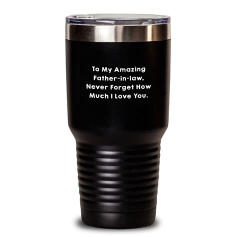 Funny Father-in-law Gifts, Christmas Unique Tumblers for Him, To My ...