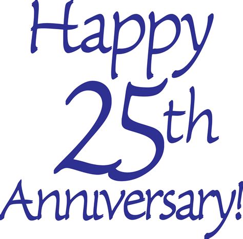 Free 25th Anniversary Cliparts, Download Free 25th Anniversary Cliparts ...