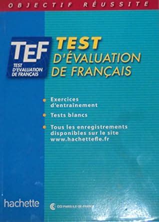 Buy TEF: Test D'Evaluation de Francais Book Online at Low Prices in ...