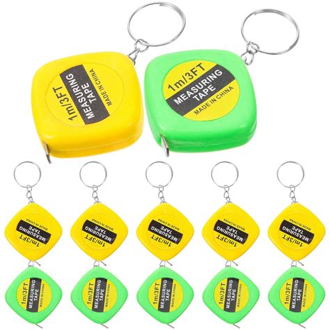 Amazon.com: 12 Pack Tape Measure Keychains Mini Tape Measure ...