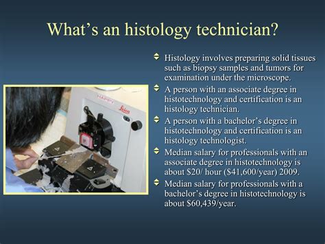 PPT - What is a Clinical Laboratory Professional and What Are They Doing With My Body Fluids ... - histology technician salary