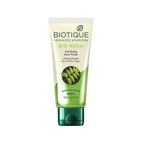 Biotique Fresh Neem Pimple Control Face Wash 100 ml – Noworry.in