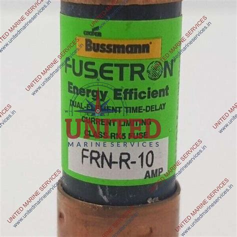 BUSSMANN FRN-R-10 FUSETRON DUAL ELEMENT TIME DELAY CLASS RK5 FUSE / LOT ...