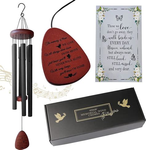 Buy Vitolos Memorial Wind Chimes for Loss of a Loved One | Outdoor ...