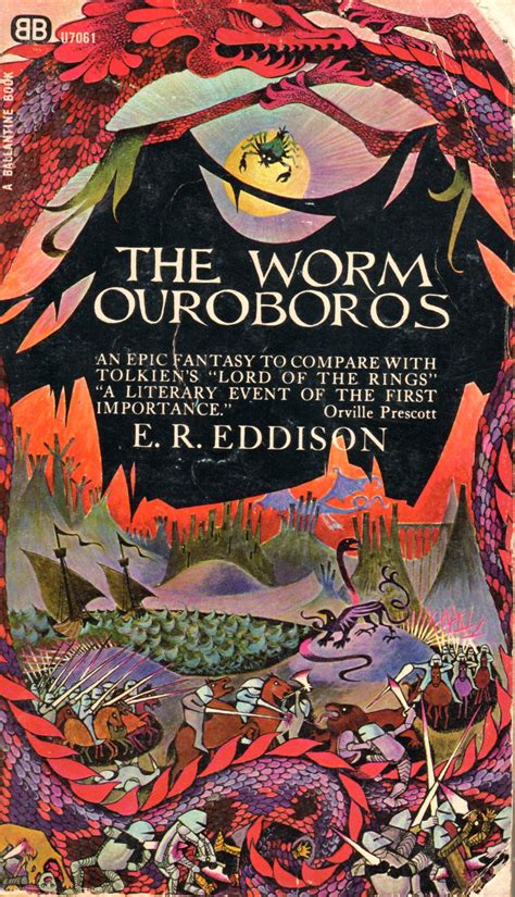 The Worm Ouroboros - E.R. Eddison | Fantasy book covers, Horror book ...