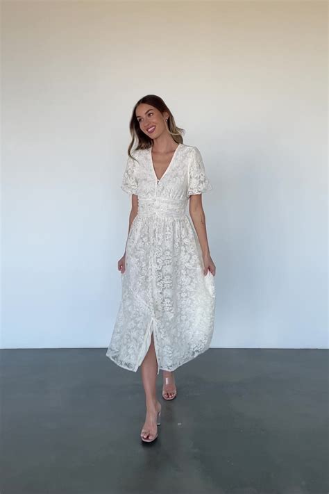 Edwina Lace Dress | Vintage Cream – Baltic Born