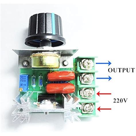 HiLetgo 2000W AC Motor Speed Control Module - Adjustable India | Ubuy