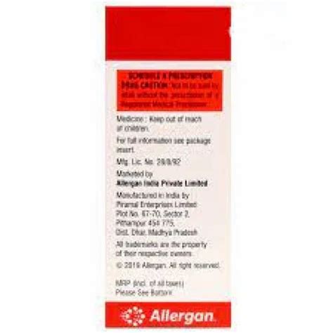Eye Care Products - Timolol 5mg+ Brimonidine 1.5mg Brimolol Eye Drops ...