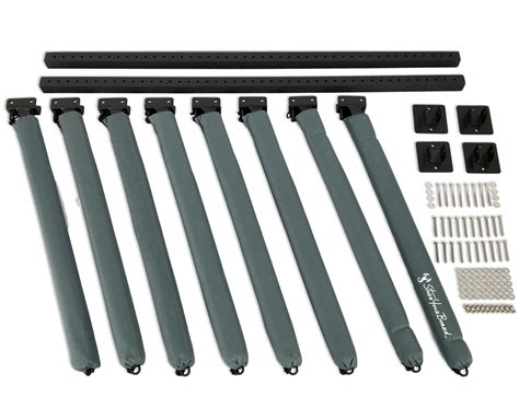 StoreYourBoard Outdoor Standup Paddleboard Rack, Wall Mount, Holds 400 ...