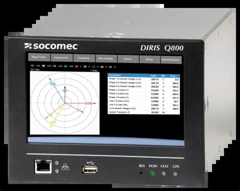 Electrical Network Analyser DIRIS Q800 100-240VAC/65-250VDC - Reference ...