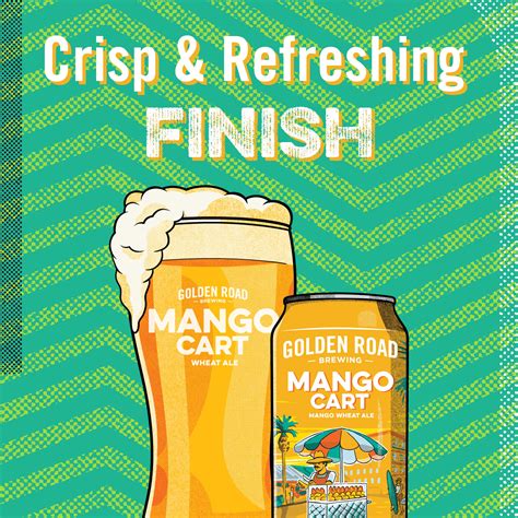 Golden Road Brewing Mango Cart Wheat Ale Craft Beer Beer 12 oz | Shipt