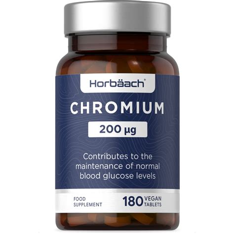 Buy Chromium Picolinate 200ug | 180 Vegan s | Maintenance of Normal ...