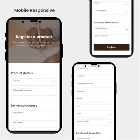 Product Registration Page – NinjaasLabs