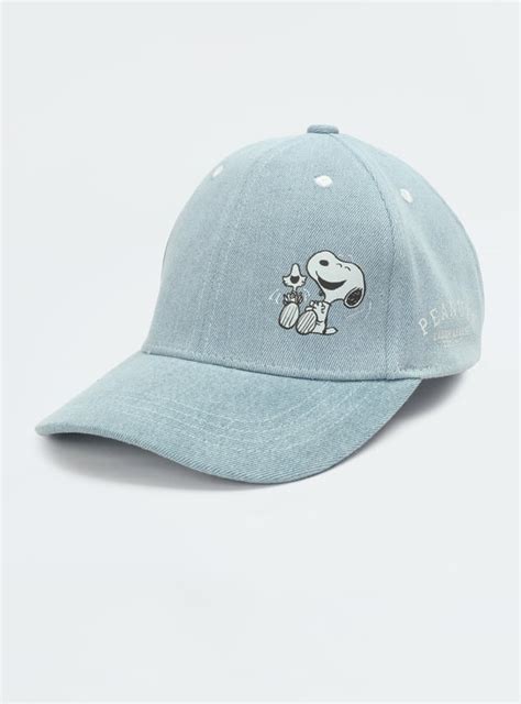 Buy Womens Peanuts Snoopy Printed Baseball Cap Online at just Rs. 599.0 ...