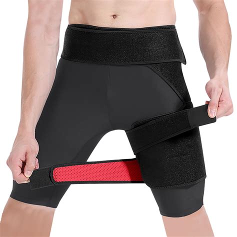 SPOTBRACE Hip Brace for Sciatica Pain Relief,Hamstring Compression Wrap ...