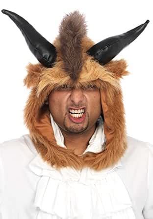Buy Leg Avenue Brutal Beast Adult Costume Hood, One Size Online at Low ...