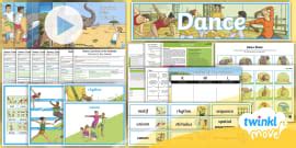 Dance Actions Display Pack - Dance Display KS2 - Twinkl Move