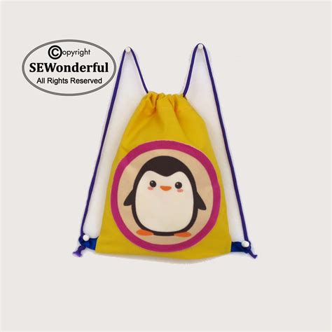 Simple Drawstring Backpack Pattern 的图像结果