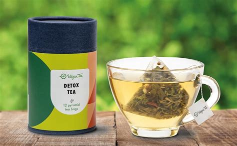 Udyan Tea Detox Herbal Whole Leaf Tea- 12 Pyramid Tea Bags | With Green ...