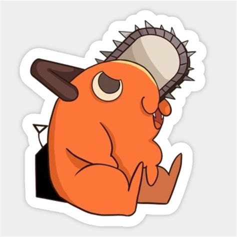 Chainsaw Man Pochita Sticker | Chainsaw-man | Anime stickers, Cool ...