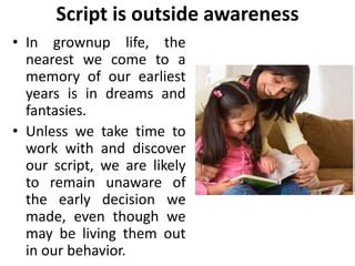 Image result for Life Scripts Examples