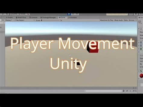 Image result for Player Movement Unity Tutorial 3D
