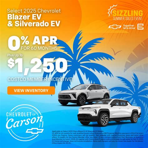 New Chevrolet Vehicle Specials In Carson | Chevrolet of Carson