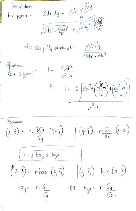 Correlation and Regression Equation - banking law and practice - karl ...