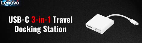 Lenovo GX90T33021 USB-C 3 in 1 Travel Docking Station -TPS tech.in ...