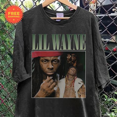 Lil Wayne Shirt, Old School Hip Hop Rapper Merch, Lil Wayne Merch, Lil ...