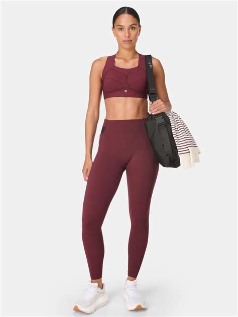 Buy Sweaty Betty Red 7/8 Length Ultimate Run Leggings from Next India