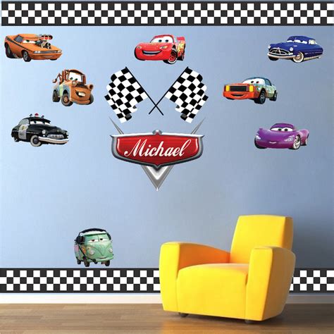 Cars Wall Decal Mural Disney Pixar Animation Mater | Ubuy India