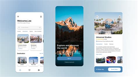 Travel Service Mobile App by Dmitry Lauretsky for Ronas IT | UI/UX Team ...