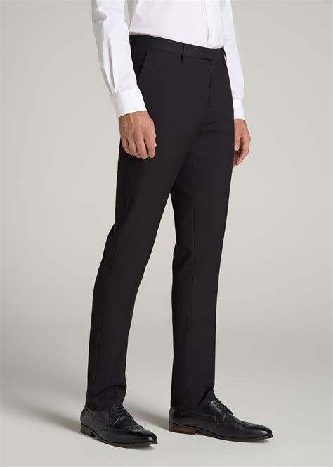 Tall Men's Black Suit Trousers | American Tall