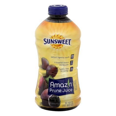 Amazon.com : Sunsweet, Prune Juice, 48 Fl Oz Bottle : Grocery & Gourmet ...