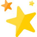 Gold star Icons & Symbols
