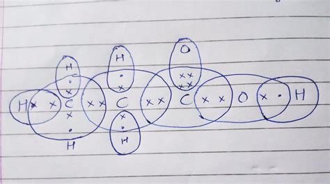 The total number of shared electrons in the given organic compound ch3 ...